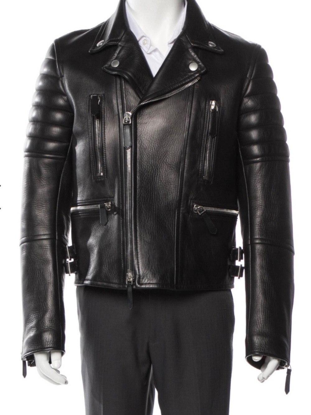 Burberry Prorsum Leather Biker Jacket - Picture 9 of 11